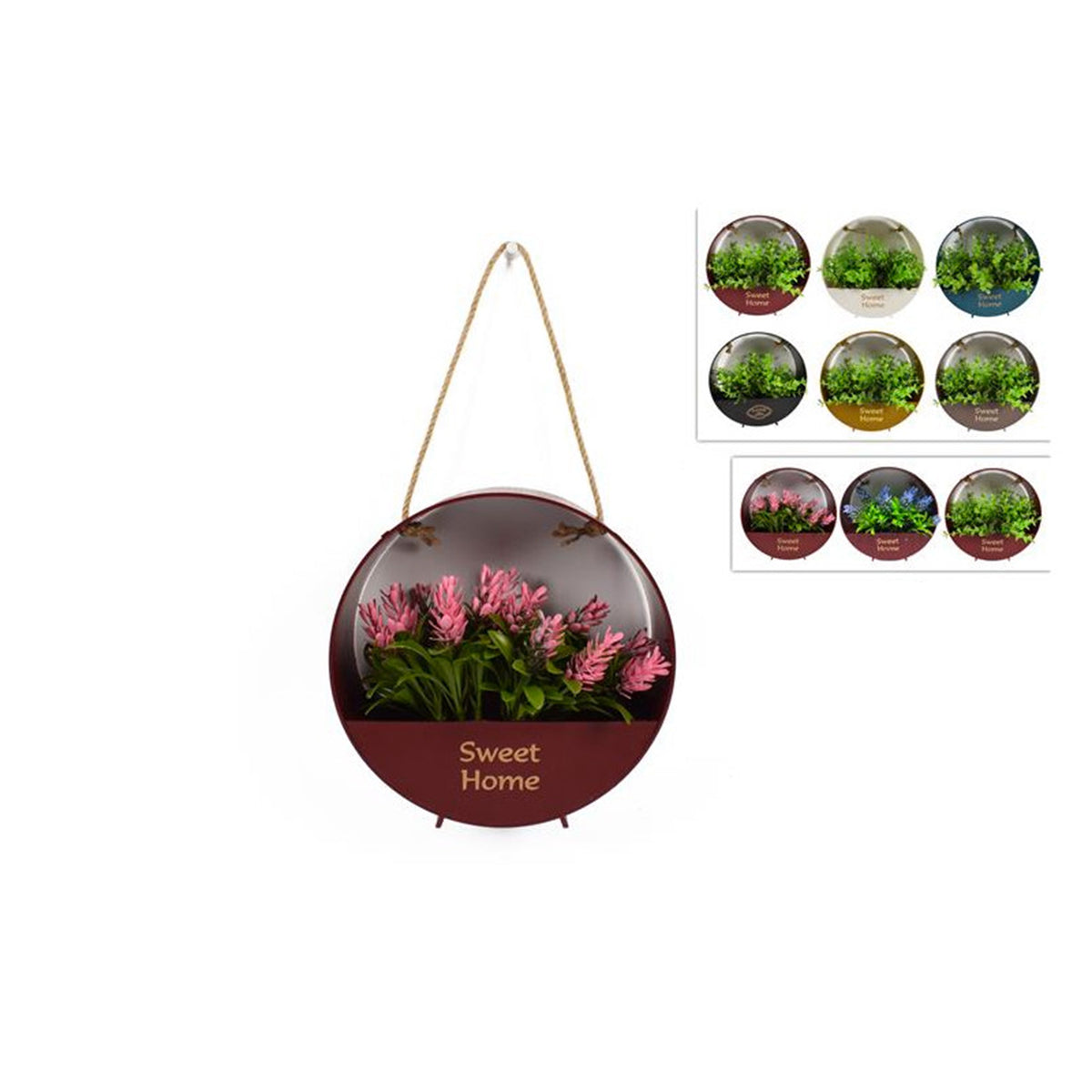 Ecopots Oslo 35+ Vaso da fiori con riserva d'acqua - L 35 cm x A 30,5