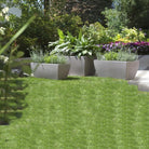 VASO RETTANGOLARE CASSETTONE VASI RESINA COLORATI da esterno e giardino FIORI PIANTE PIANTA (VASO 58 CM)