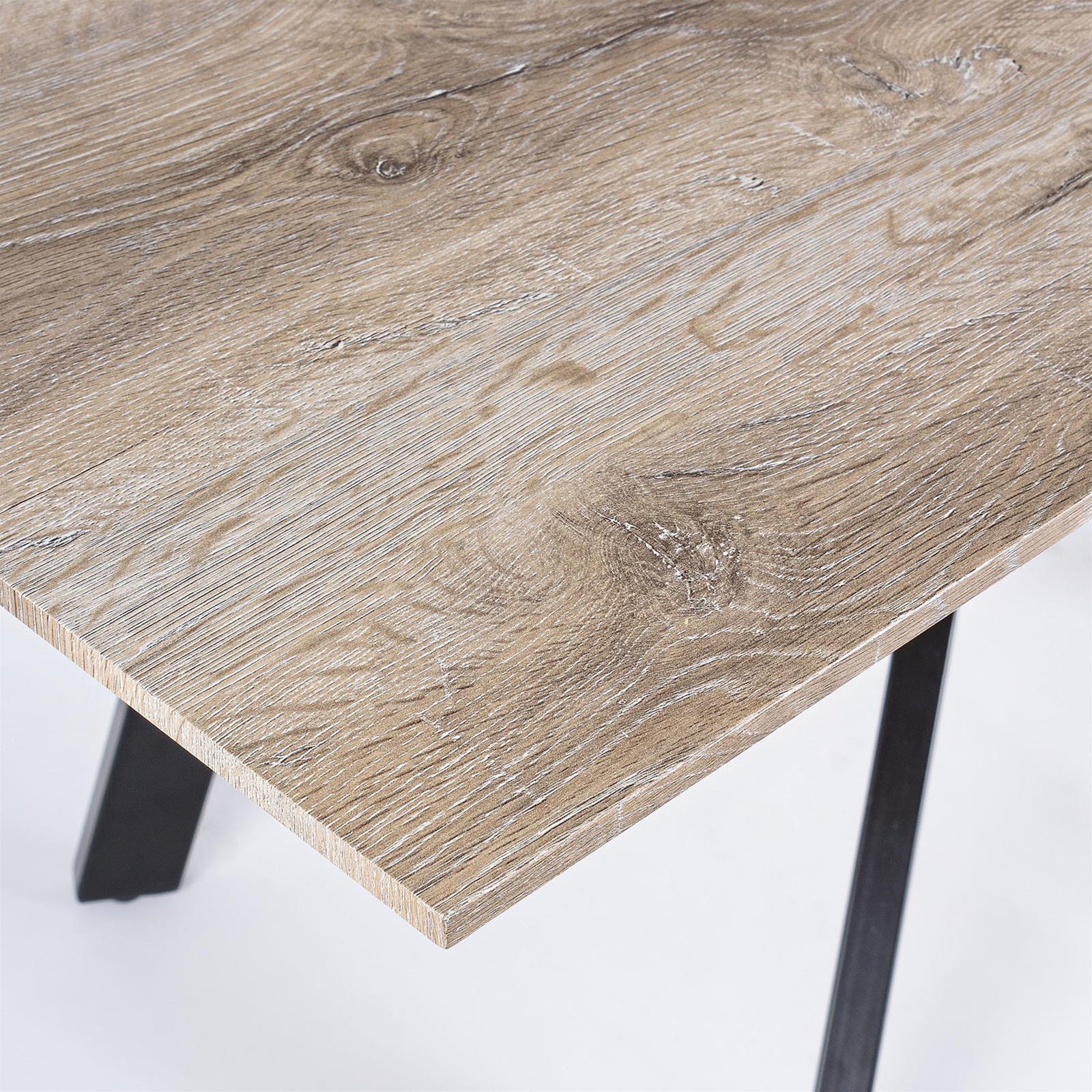 Tavolo in legno INTERNO RETTANGOLARE 160 X 90 PRANZO CASA ARREDAMENTO ZENO
