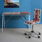 SEDIA DA UFFICIO BRITISH YOUNG BANDIERA INGHILTERRA PER SCRIVANIA GIREVOLE CON RUOTE