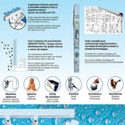 BOX DOCCIA ANGOLARE RICHIUDIBILE 80 X 80 BIANCO APERTURA A SOFFIETTO RIDUCIBILE SU MISURA