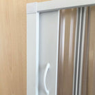 BOX VASCA NICCHIA RICHIUDIBILE 140/170 BIANCO APERTURA A SOFFIETTO RIDUCIBILE SU MISURA