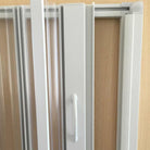 BOX VASCA NICCHIA RICHIUDIBILE 140/170 BIANCO APERTURA A SOFFIETTO RIDUCIBILE SU MISURA