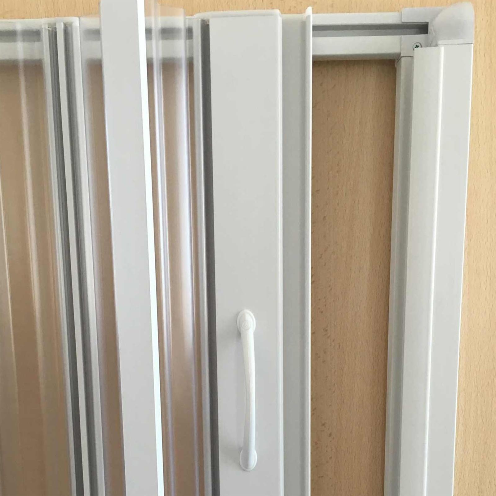 BOX VASCA NICCHIA RICHIUDIBILE 140/170 BIANCO APERTURA A SOFFIETTO RIDUCIBILE SU MISURA