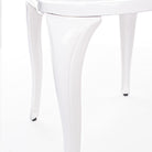 Sedia faenza in alluminio bianco da esterno per giardino e veranda