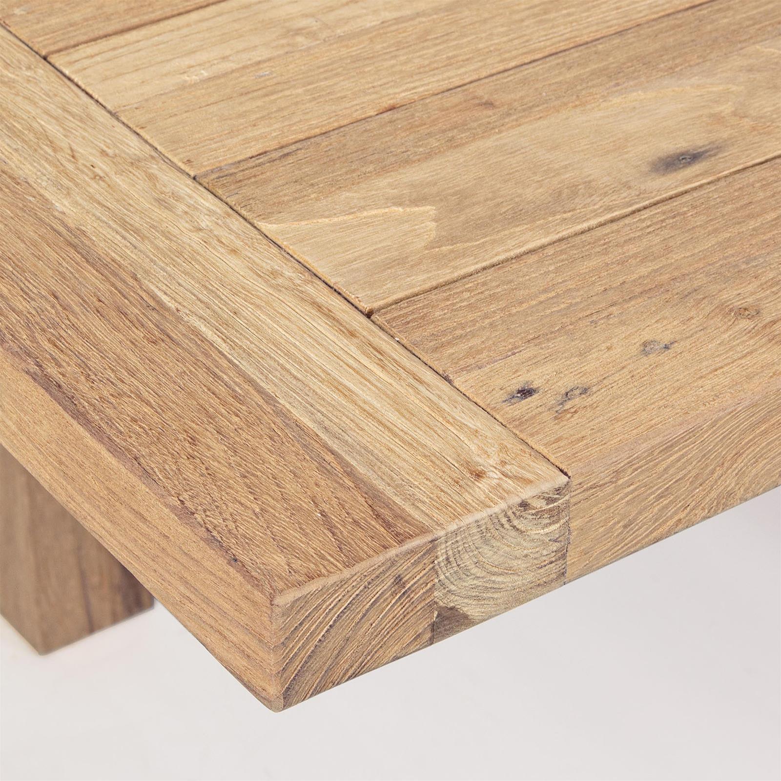 Tavolo bounty in legno di teak riciclato allungabile da giardino 160/220x95