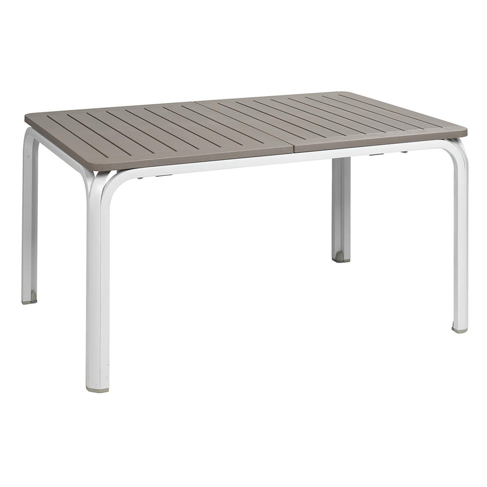 TAVOLO ALLORO 210/280 TORTORA ALLUNGABILE PIANO IN DUREL TOP DA da esterno e giardino VERANDA
