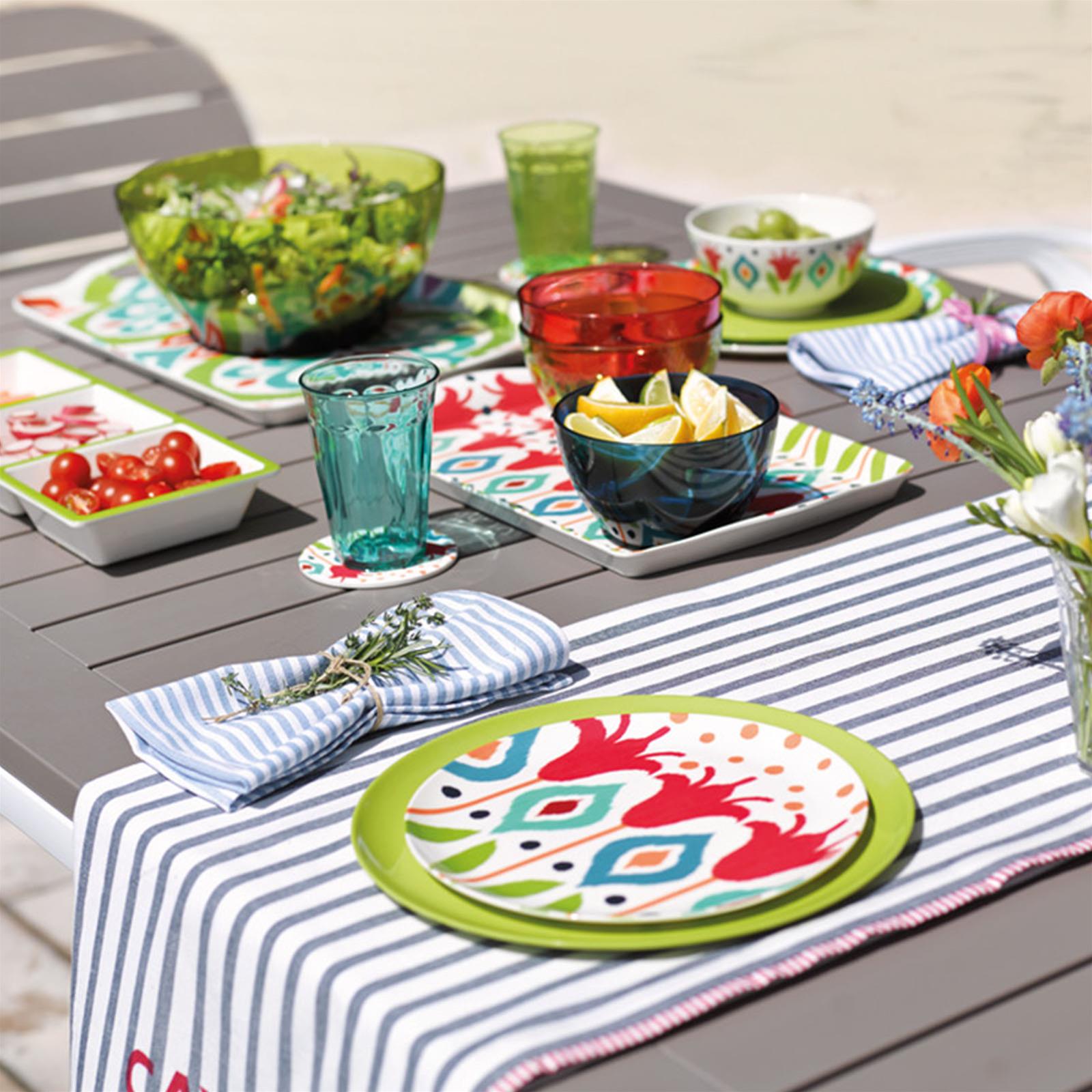 TAVOLO ALLORO 210/280 TORTORA ALLUNGABILE PIANO IN DUREL TOP DA da esterno e giardino VERANDA