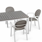 TAVOLO ALLORO 210/280 TORTORA ALLUNGABILE PIANO IN DUREL TOP DA da esterno e giardino VERANDA