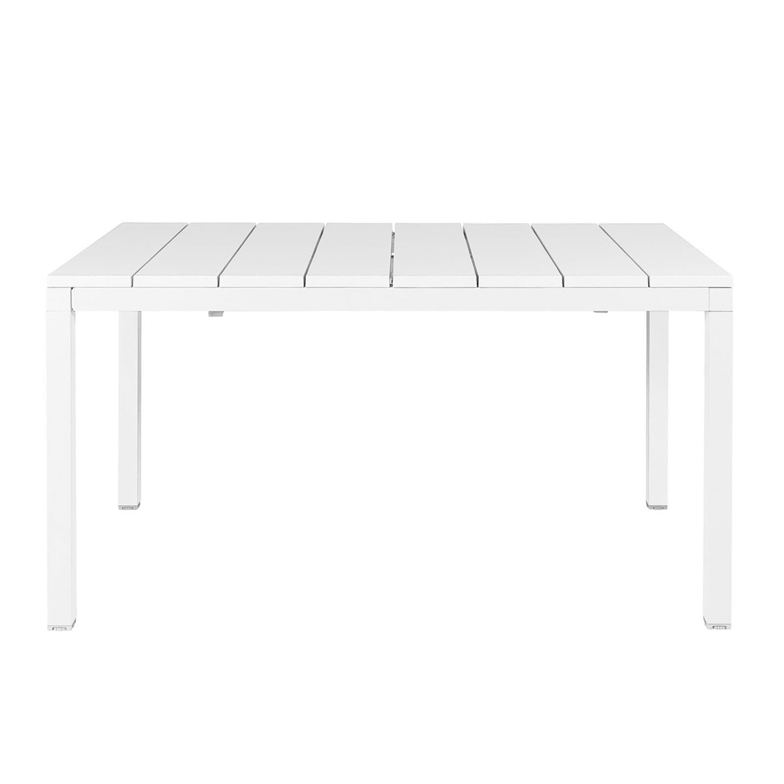TAVOLO RIO BIANCO ALLUNGABILE TELESCOPICO 210/280 PIANO IN DUREL TOP DA da esterno e giardino VERANDA