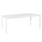 TAVOLO RIO BIANCO ALLUNGABILE TELESCOPICO 210/280 PIANO IN DUREL TOP DA da esterno e giardino VERANDA