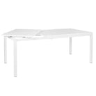 TAVOLO RIO BIANCO ALLUNGABILE TELESCOPICO 210/280 PIANO IN DUREL TOP DA da esterno e giardino VERANDA