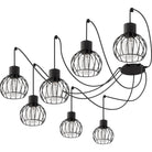 Lampadario sora lampada da soffitto pendente nero stile industriale plafoniera soggiorno