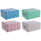 SCATOLA PER VESTITI BASIC RETTANGOLARE CONTENITORE SALVASPAZIO BOX IN PVC 50 CM