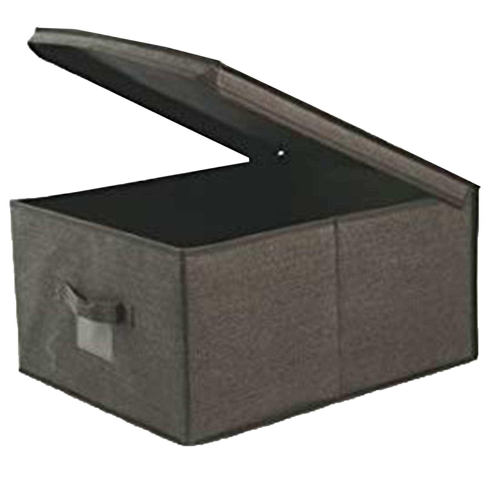 SCATOLA CONTENITORE BOX IN TESSUTO PER ABITI E BIANCHERIA SALVASPAZIO ARMADIO