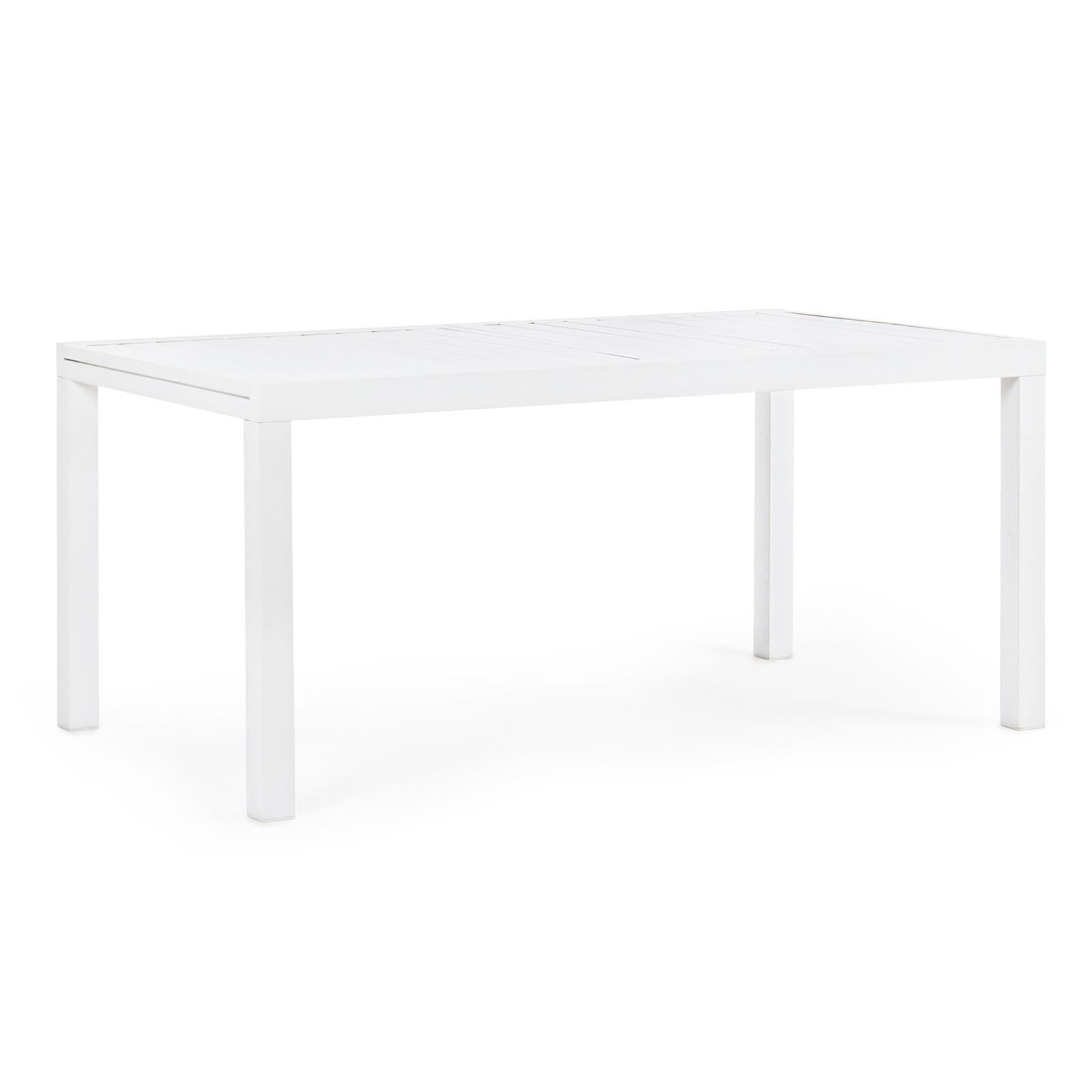 TAVOLO HAWAII IN ALLUMINIO BIANCO ALLUNGABILE 135/270 DA da esterno e giardino DOGATO