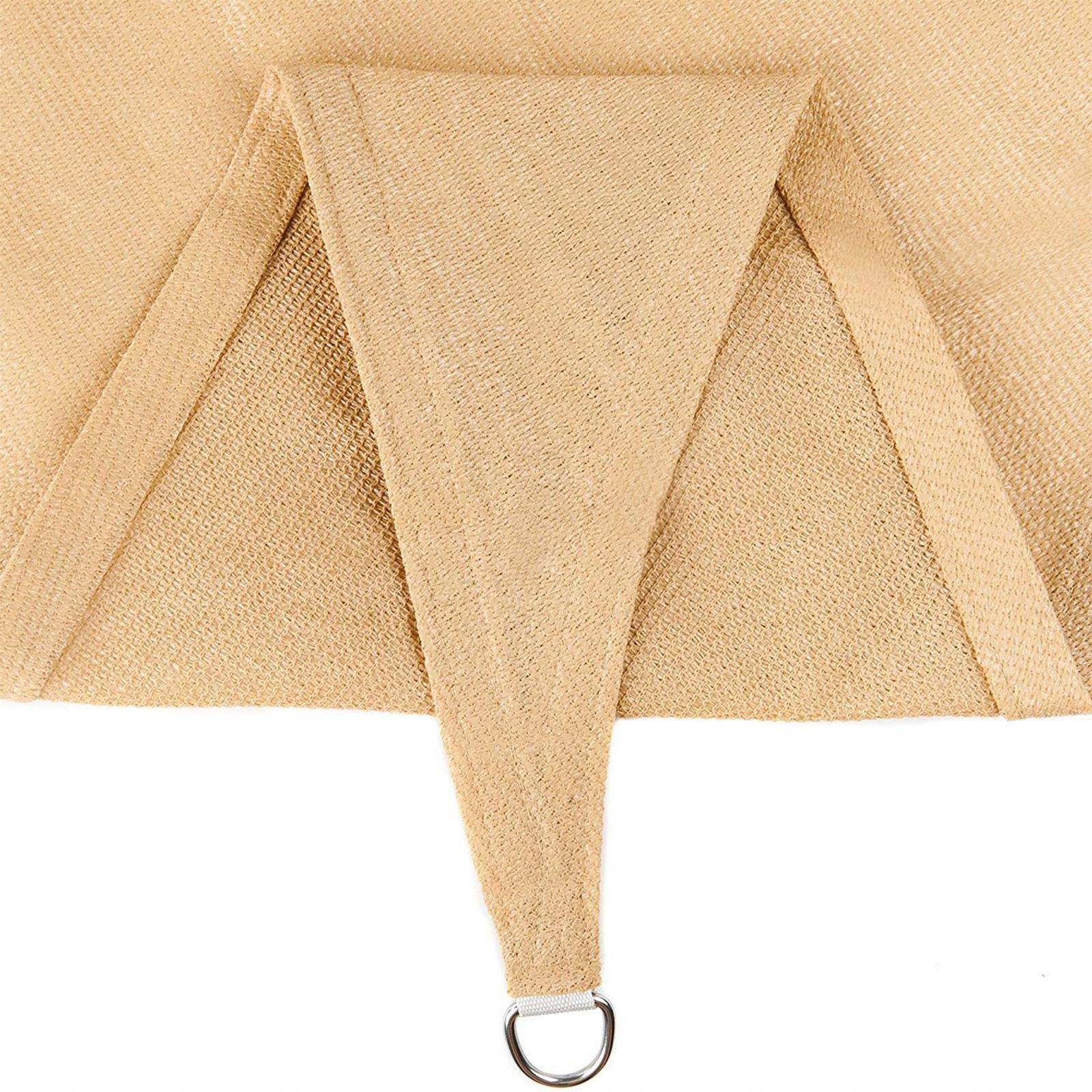 TENDA A VELA OMBREGGIANTE TRIANGOLARE 5 X 5 X 5 RESISTENTE AI RAGGI UV