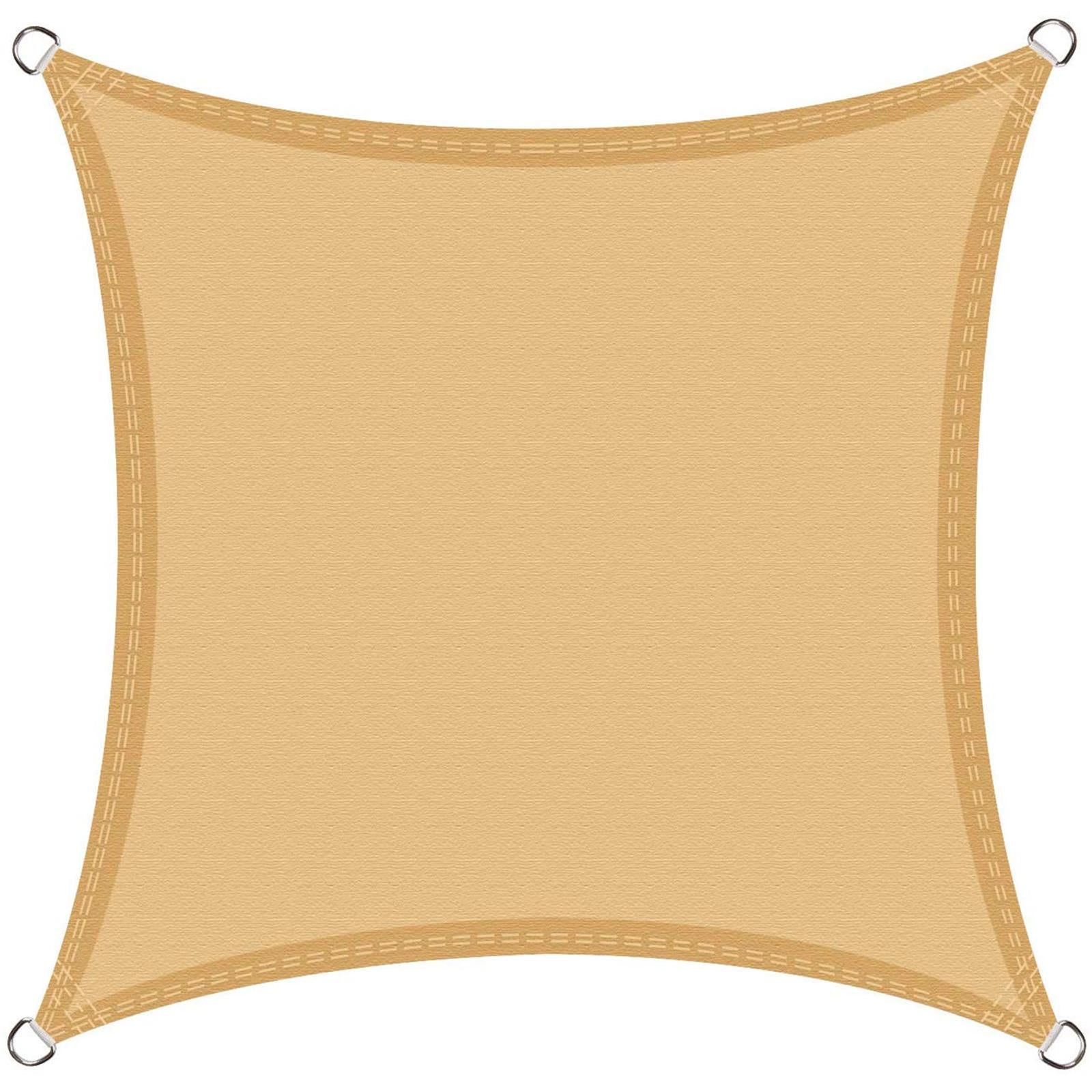 TENDA A VELA OMBREGGIANTE QUADRATA 3,6 X 3,6 RESISTENTE AI RAGGI UV