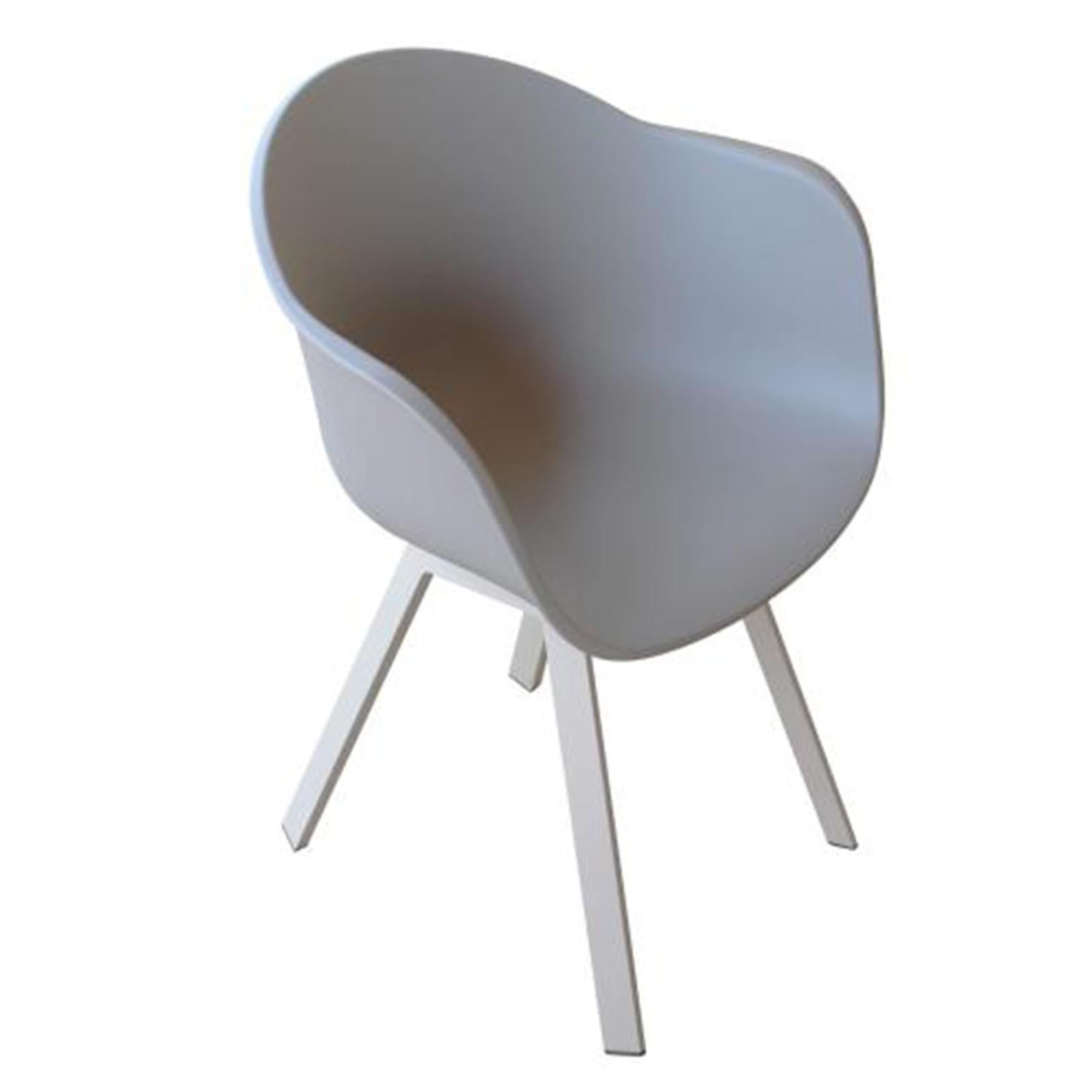 Pz 2 poltrona moderna maui tortora da esterno in alluminio e policarbonato