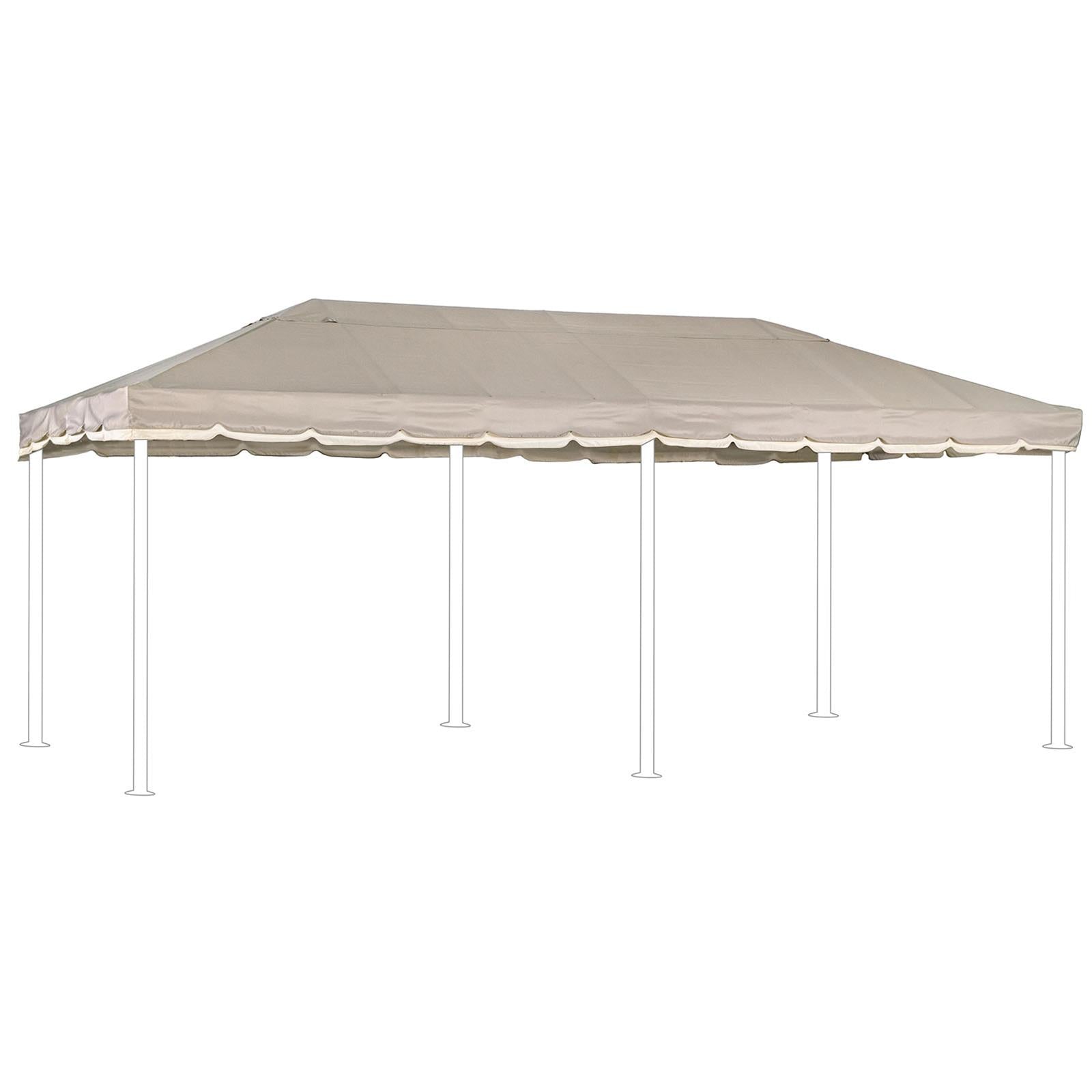 Ricambio telo gazebo fiesta tortora da giardino 3x6 per esterno