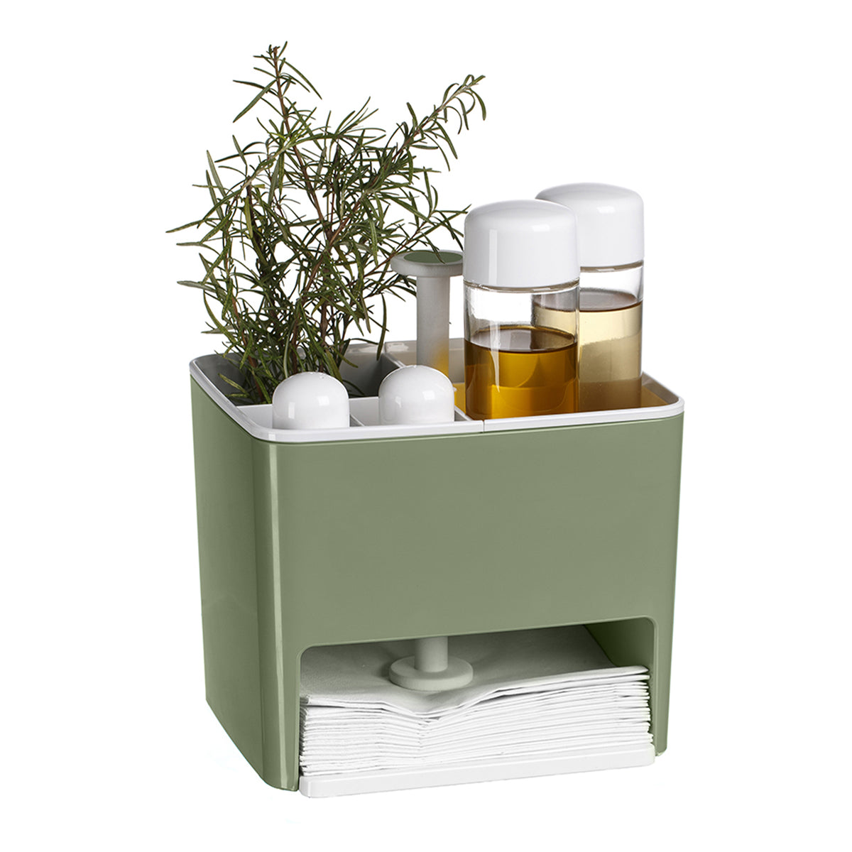 RONGKUN Portatovaglioli autoportante con design a foglie, dispenser di carta da scrivania RONGKUN Portatovaglioli autoportante con design a foglie, dispenser di carta da scrivania