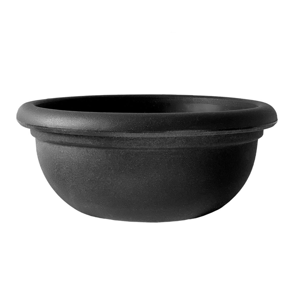 botle Vaso per piante rotondo in plastica, per davanzale da terrazza, giardino, veranda, 8 colori, 6 misure (bianco, 34 cm