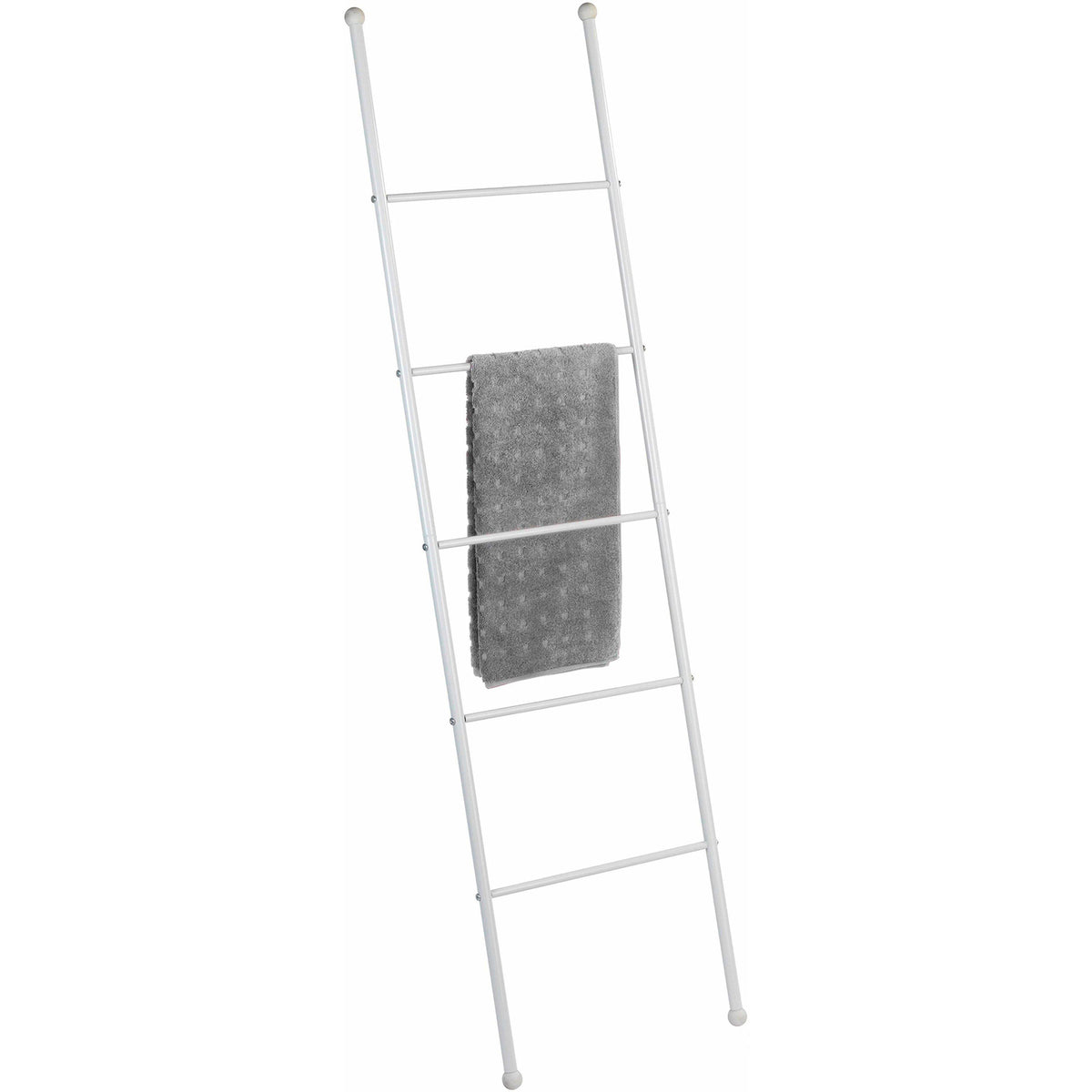 Ganci Per Asciugamani Da Porta Elle Decor: 5 Pomelli, Grigio, Multiuso Per Bagno E Armadio - 2
