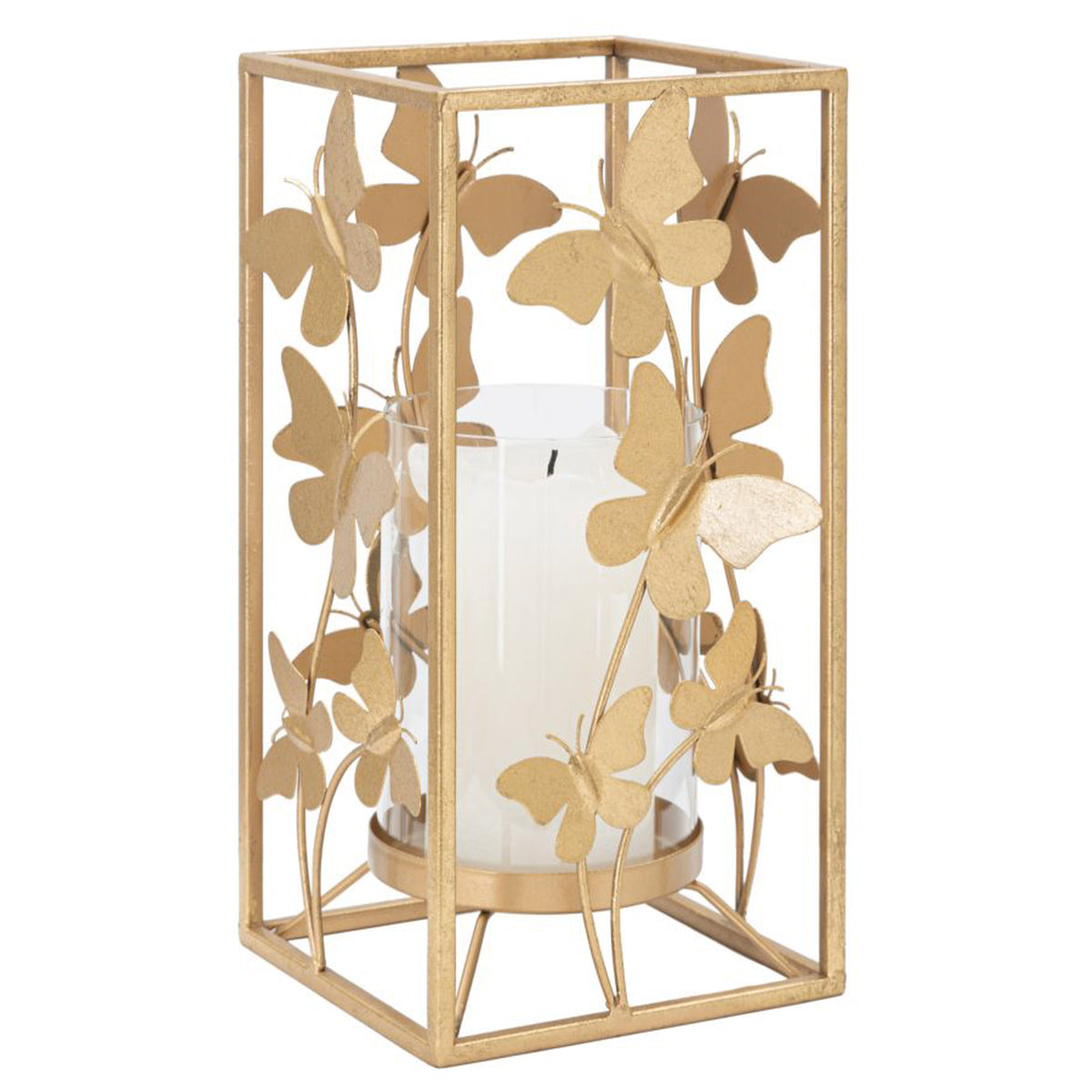 Portacandele Pieghevole In Metallo Antivento - Decorativo, Portatile, Per Esterni E Interni