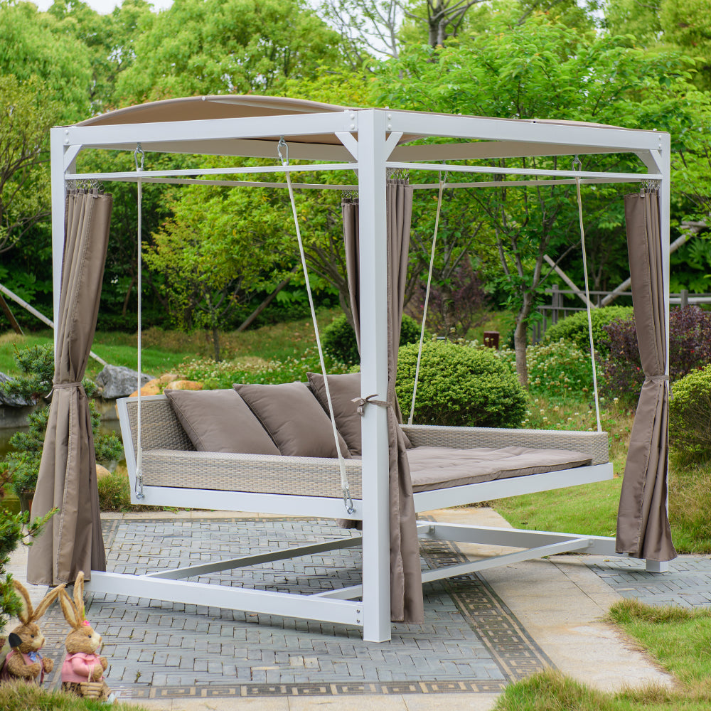 Arredo Giardino Dondolo Bancali Arredo Giardino Sedia A Dondolo Con Bancali Poltrona Da Esterno