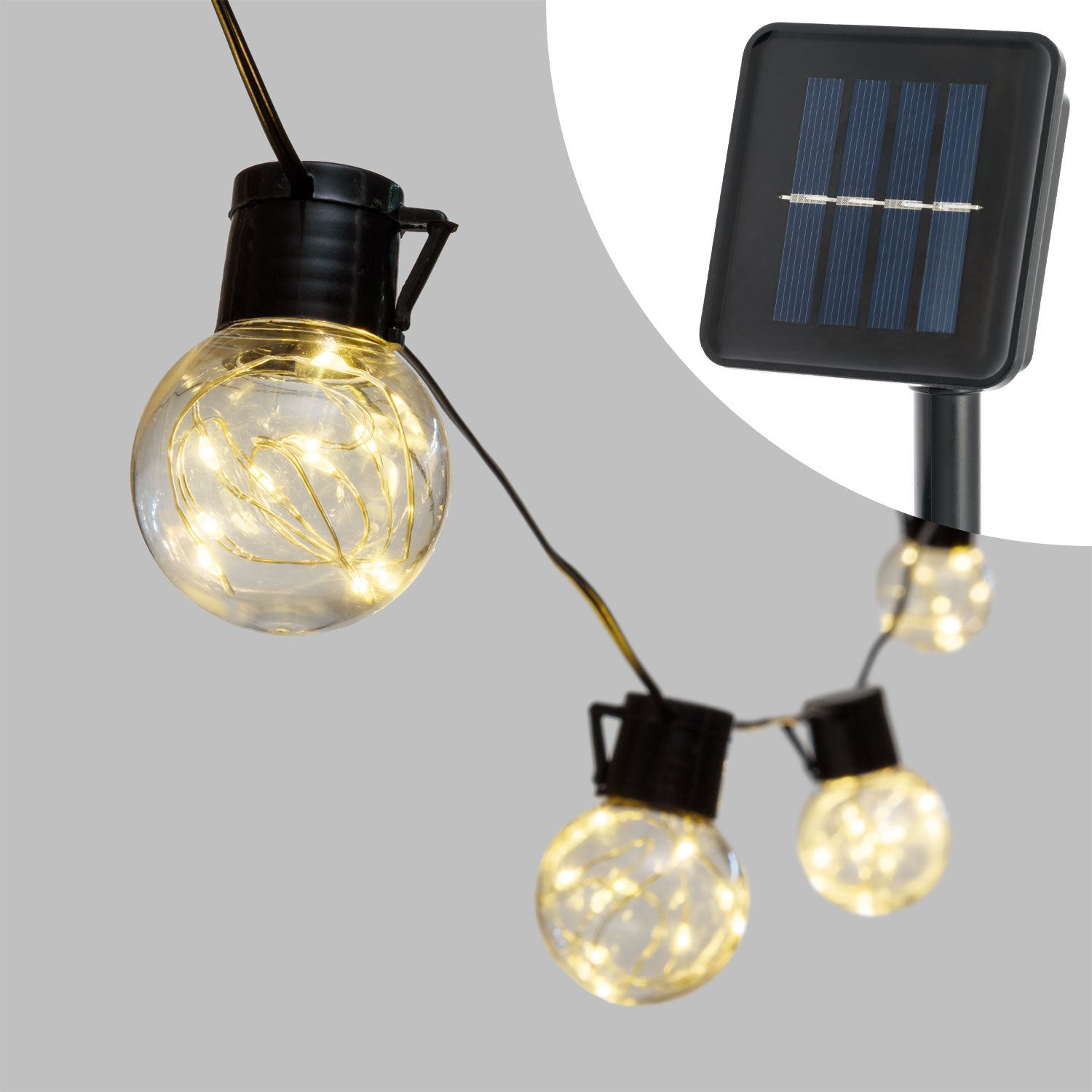 Lampada Solare Arnusa A Forma Di Goccia, LED Bianco Caldo, Da Tavolo O Sospensione, Set Da 2 Pezzi, Per Giardino E Terrazzo
