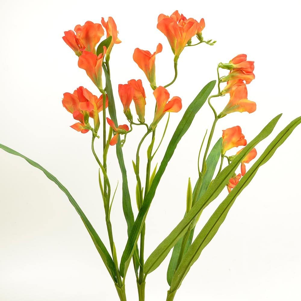 Perla Stame Gesso Dorato Simulazione Doppia Estremità Artificiale Bouquet Accessori Per La - Foto 7