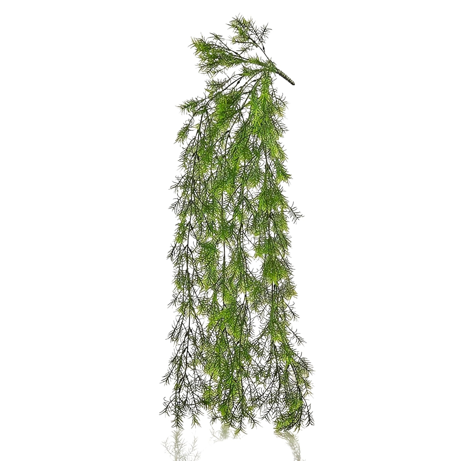 Pianta artificiale verde Asparagus ramo cadente decorazione da h