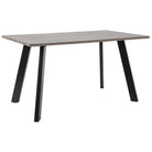 TAVOLO TAVOLI DA PRANZO MODERNO SOGGIORNO CUCINA IN LEGNO IN MDF GIANT 140X80 (QUERCIA SCURO)