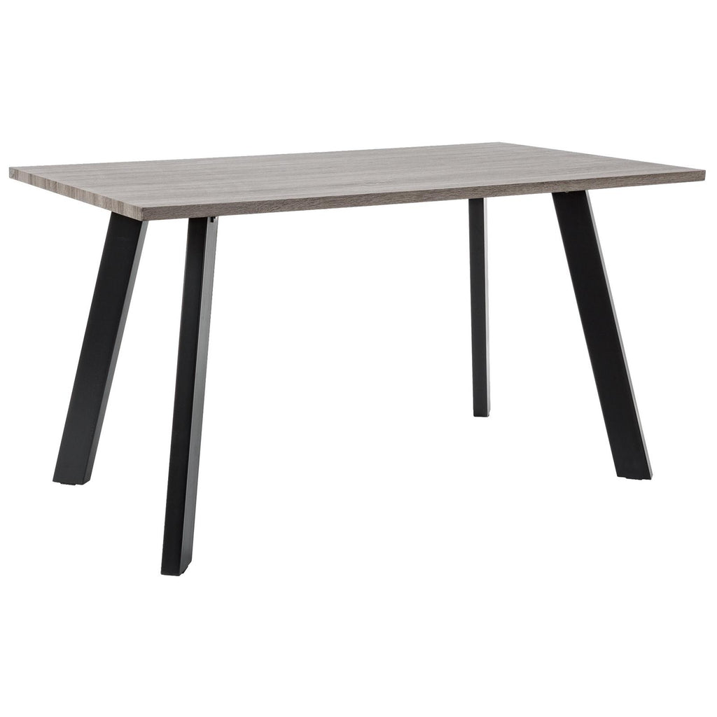 TAVOLO TAVOLI DA PRANZO MODERNO SOGGIORNO CUCINA IN LEGNO IN MDF GIANT 140X80 (QUERCIA SCURO)