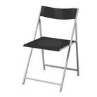 SEDIA SEDIE SLIM PIEGHEVOLE PIEGHEVOLI RICHIUDIBILE ARREDO CASA DESIGN MODERNO 6 PZ (NERO)