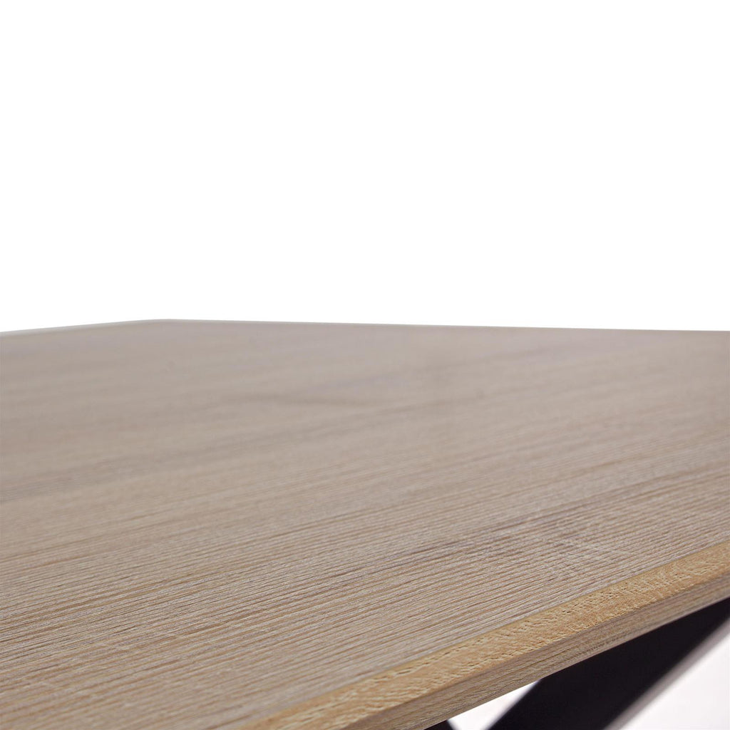 Tavolo in legno INTERNO RETTANGOLARE 150 X 90 PRANZO CASA ARREDAMENTO PHILOS SCURO
