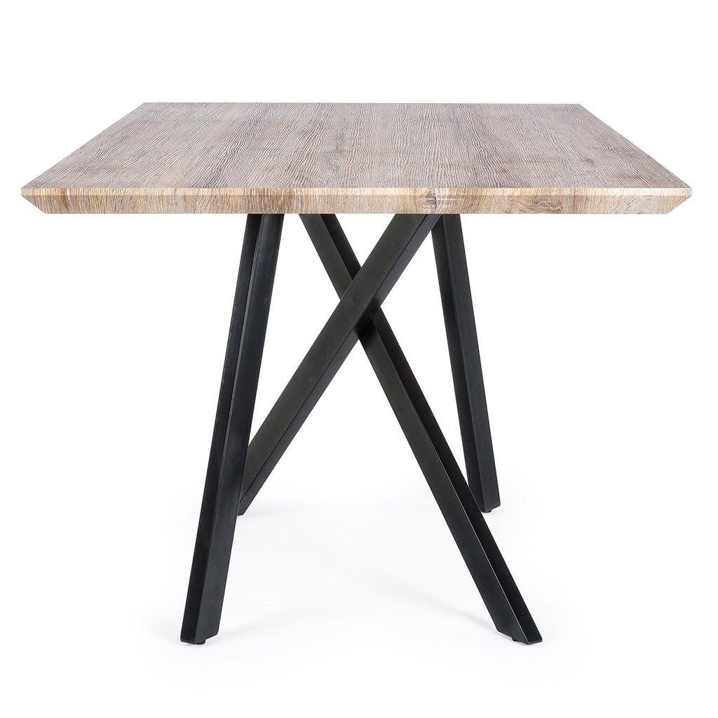 Tavolo in legno INTERNO RETTANGOLARE 160 X 90 PRANZO CASA ARREDAMENTO ZENO