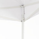 Gazebo bianco 3x4,5 pieghevole a fisarmonica da campeggio