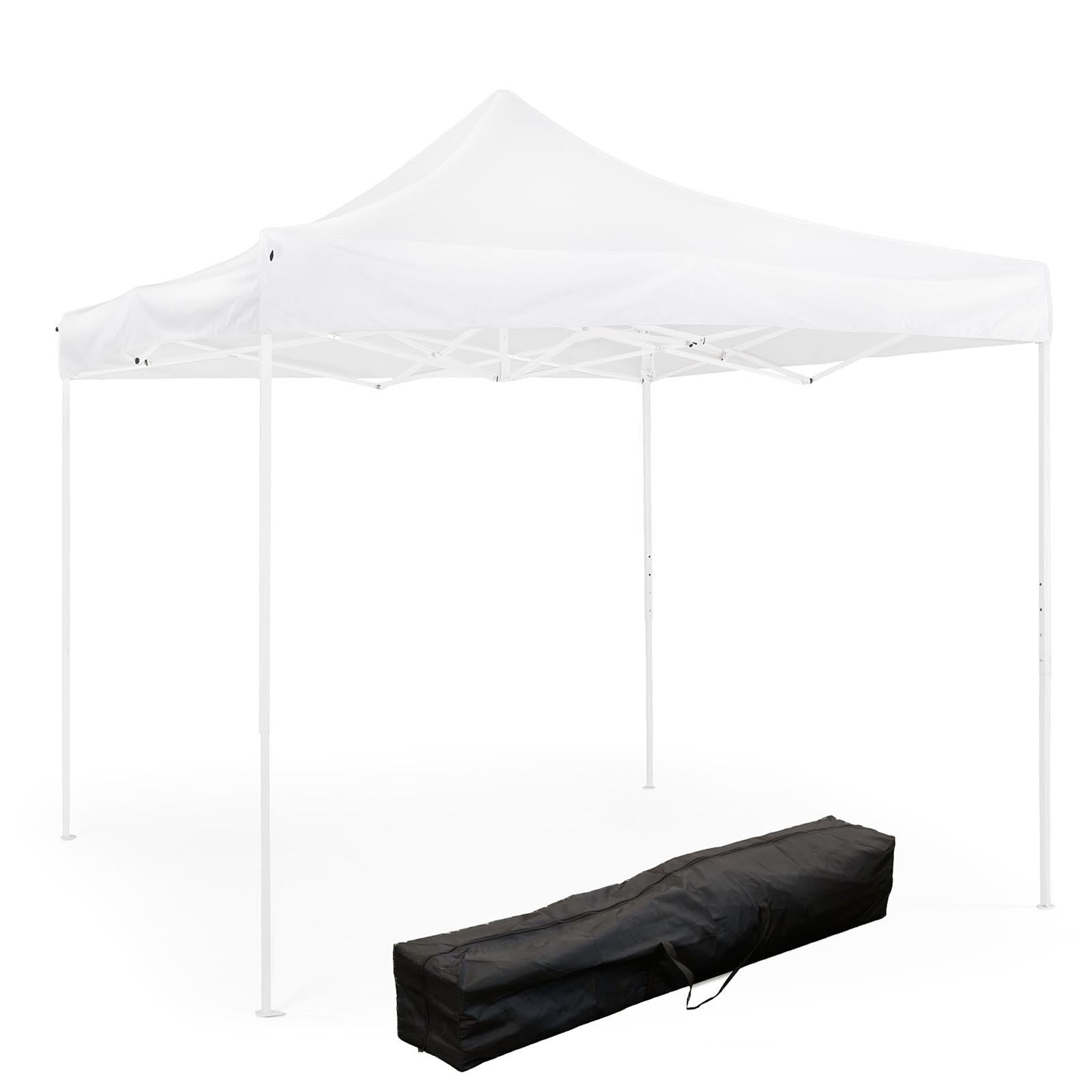 Gazebo bianco 3x4,5 pieghevole a fisarmonica da campeggio