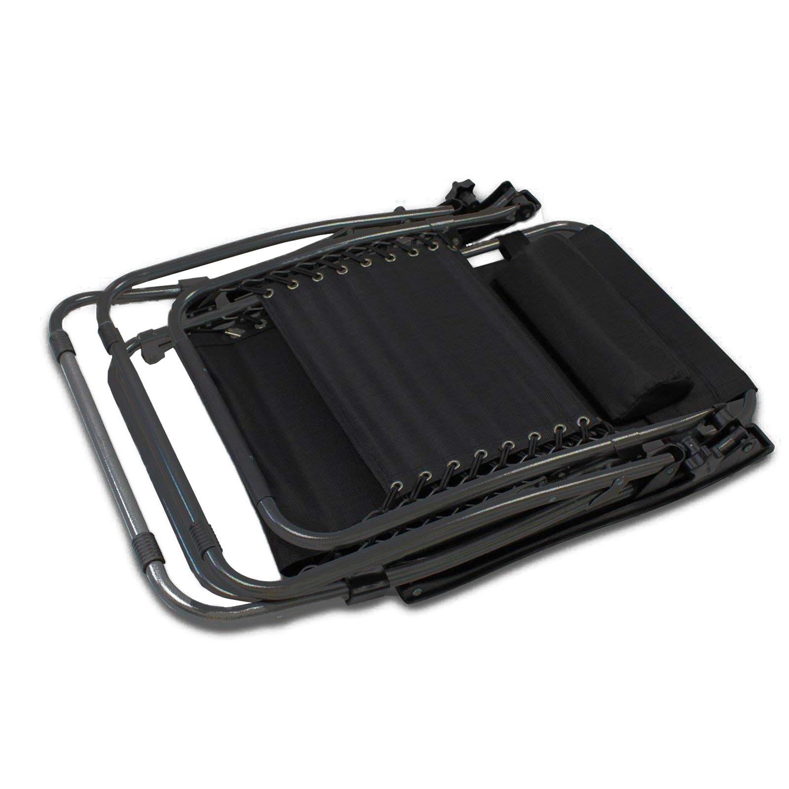 Sdraio Gravity Zero BAKAJI - Poltrona Pieghevole Da Giardino Con Vassoio, Tessuto Texilene Traspirante - Acciaio Verniciato - Foto 7