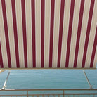 TENDA DA SOLE MILOS AVVOLGIBILE A CADUTA CON BRACCIA 3 X 2,45 H BEIGE E BORDEAUX