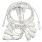 CAVO PORTALAMPADA BIANCO CATENA PROLUNGABILE 5 MT X H 70 CM DA ESTERNO