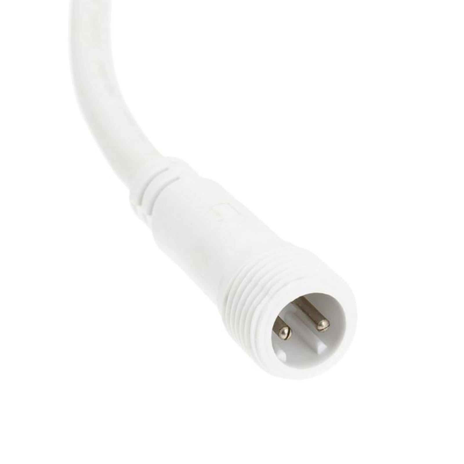CAVO PORTALAMPADA BIANCO CATENA PROLUNGABILE 5 MT X H 70 CM DA ESTERNO