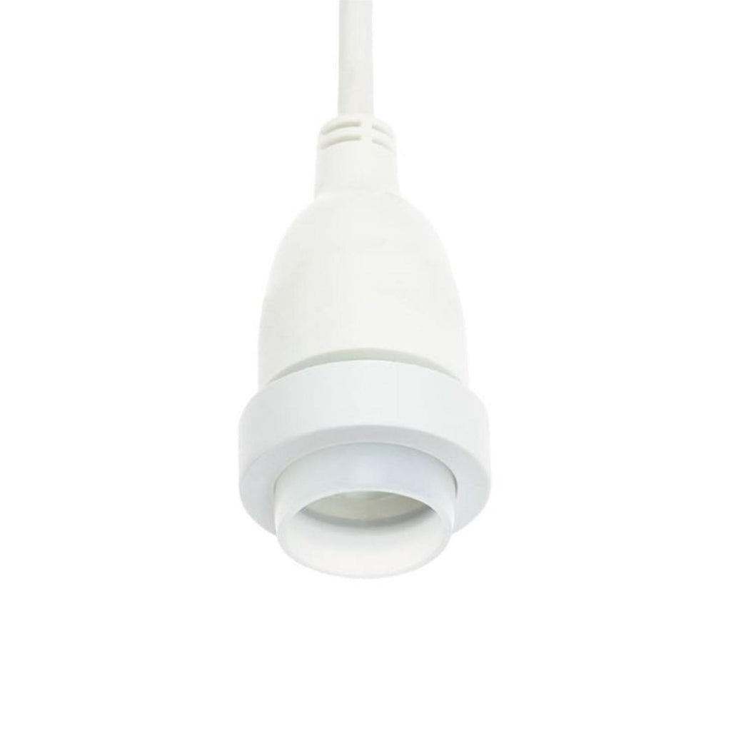 CAVO PORTALAMPADA BIANCO CATENA PROLUNGABILE 5 MT X H 70 CM DA ESTERNO