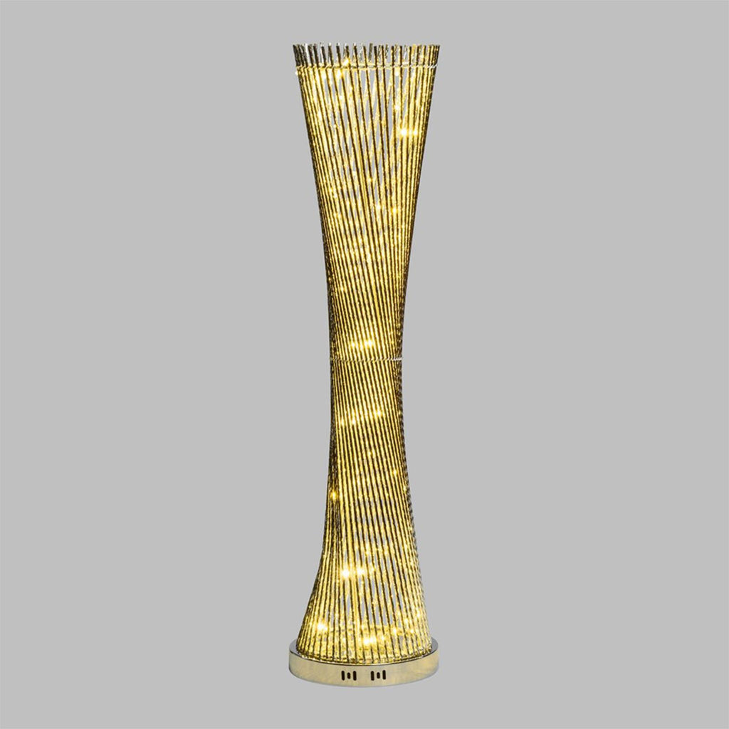 COLONNA A VASO ALTO LUMINOSO 60 LED H 100 CM LAMPADA LUCE CALDA ARREDO MODERNO