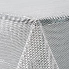 TOVAGLIA RORY ARGENTO 145 X 300 CM DECORAZIONE NATALIZIA TAVOLO 12 POSTI