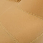 POLTRONA IMBOTTITA HAND BEIGE PER SOGGIORNO BAGNO CAMERA DA LETTO UFFICIO IN MICROFIBRA