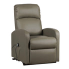 POLTRONA RELAX MASSAGGIO RECLINABILE PER ANZIANI SPIKE ALZAPERSONA CON RECLINER ELETTRICA FANGO