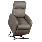 POLTRONA RELAX MASSAGGIO RECLINABILE PER ANZIANI SPIKE ALZAPERSONA CON RECLINER ELETTRICA FANGO