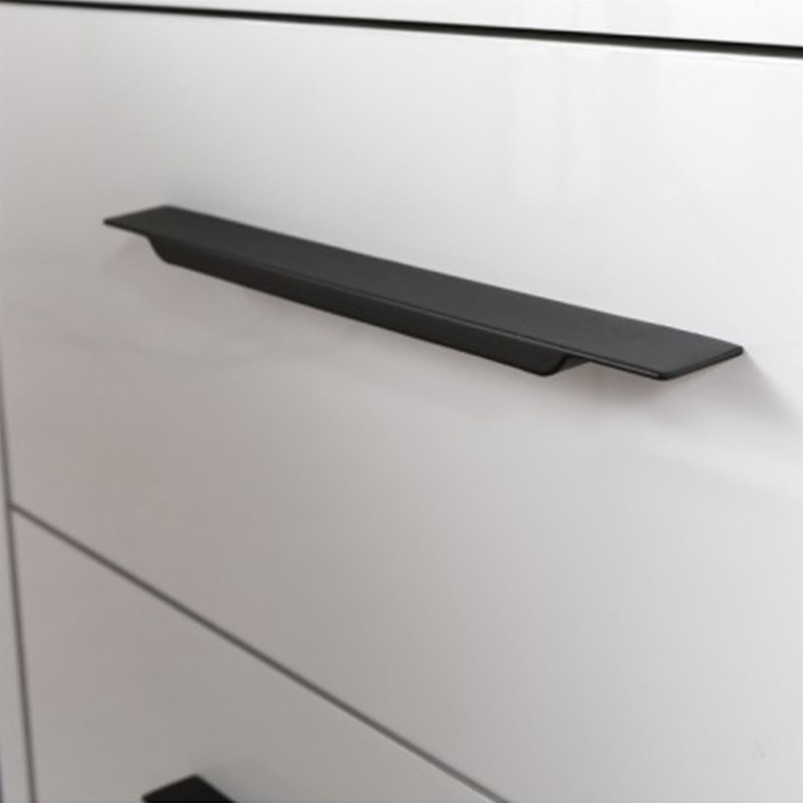 SCRIVANIA ANGOLARE CON CASSETTIERA BIANCO LACCATO DA UFFICIO 170 CM